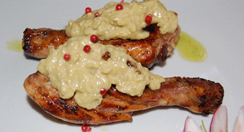 Muslitos de pollo al Brie (Francia)