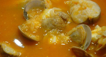 Sopa de pescado con arroz